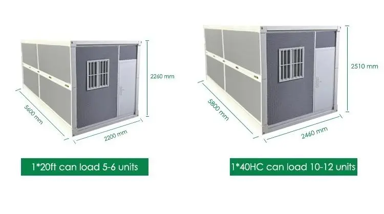 20ft Folding Container House4azg